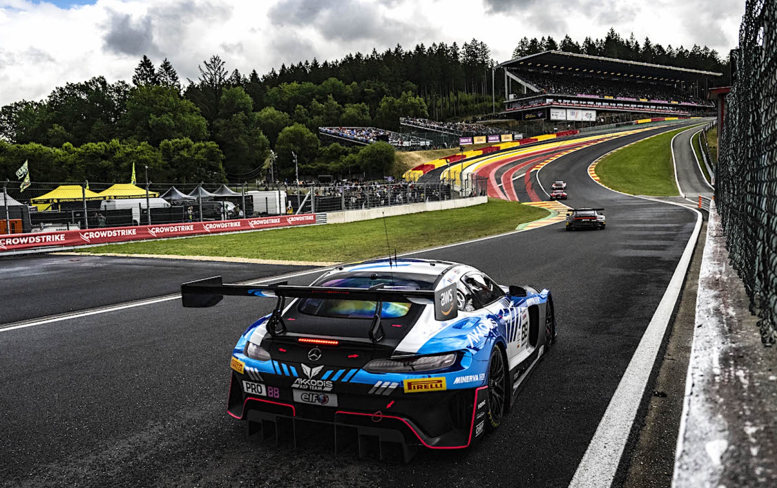 Fanatec GT World - 24 Hours of Spa - on the second step of the podium!